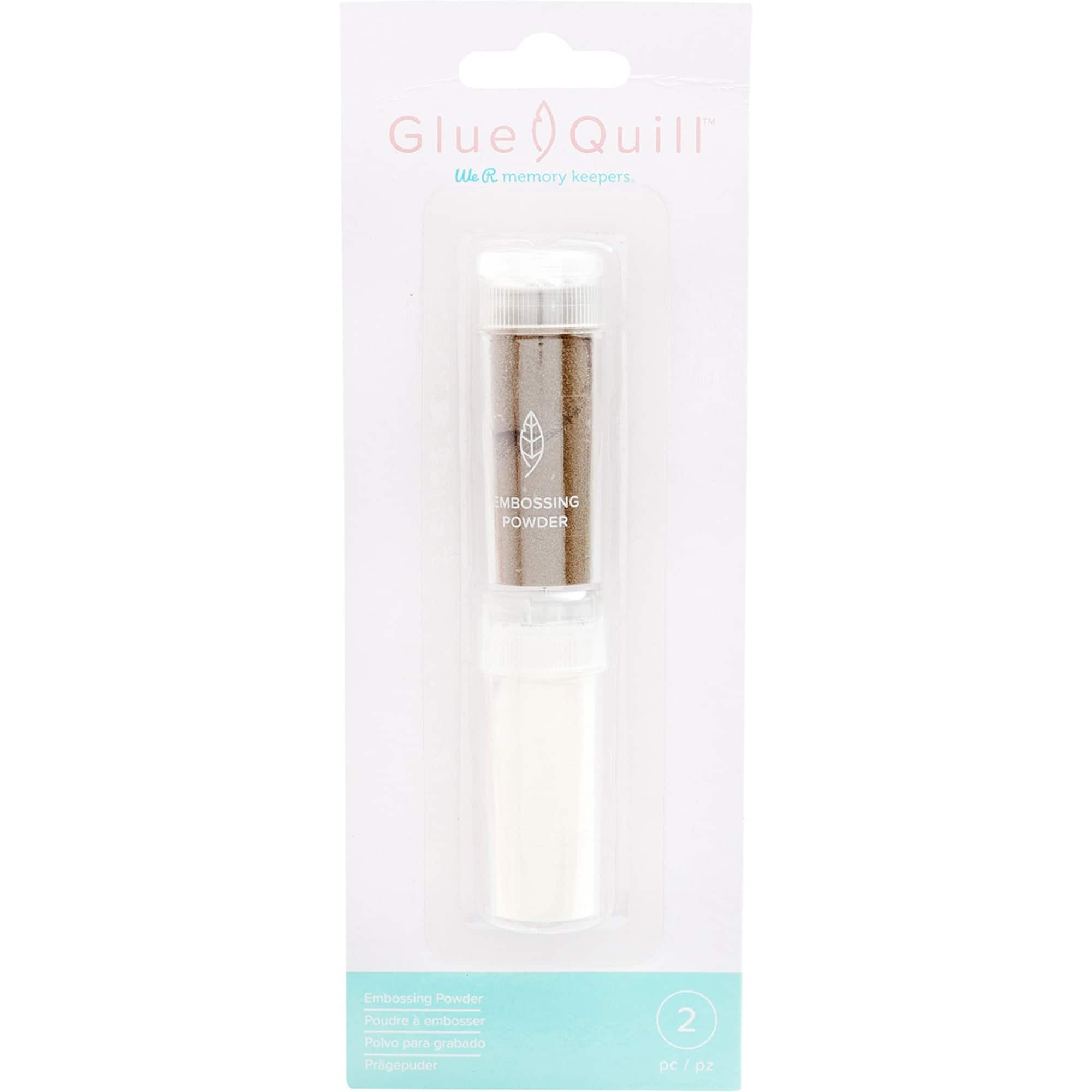 We R Memory Keepers® Glue Quill™ Clear & Gold Embossing Powder